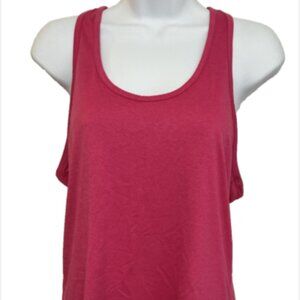 Nike Dri Fit Ladies Large Pink Sleeveless Round Neck Athletic Tank